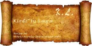 Király Laura névjegykártya